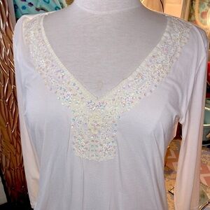 🌷 Lace Sequin Top🌷